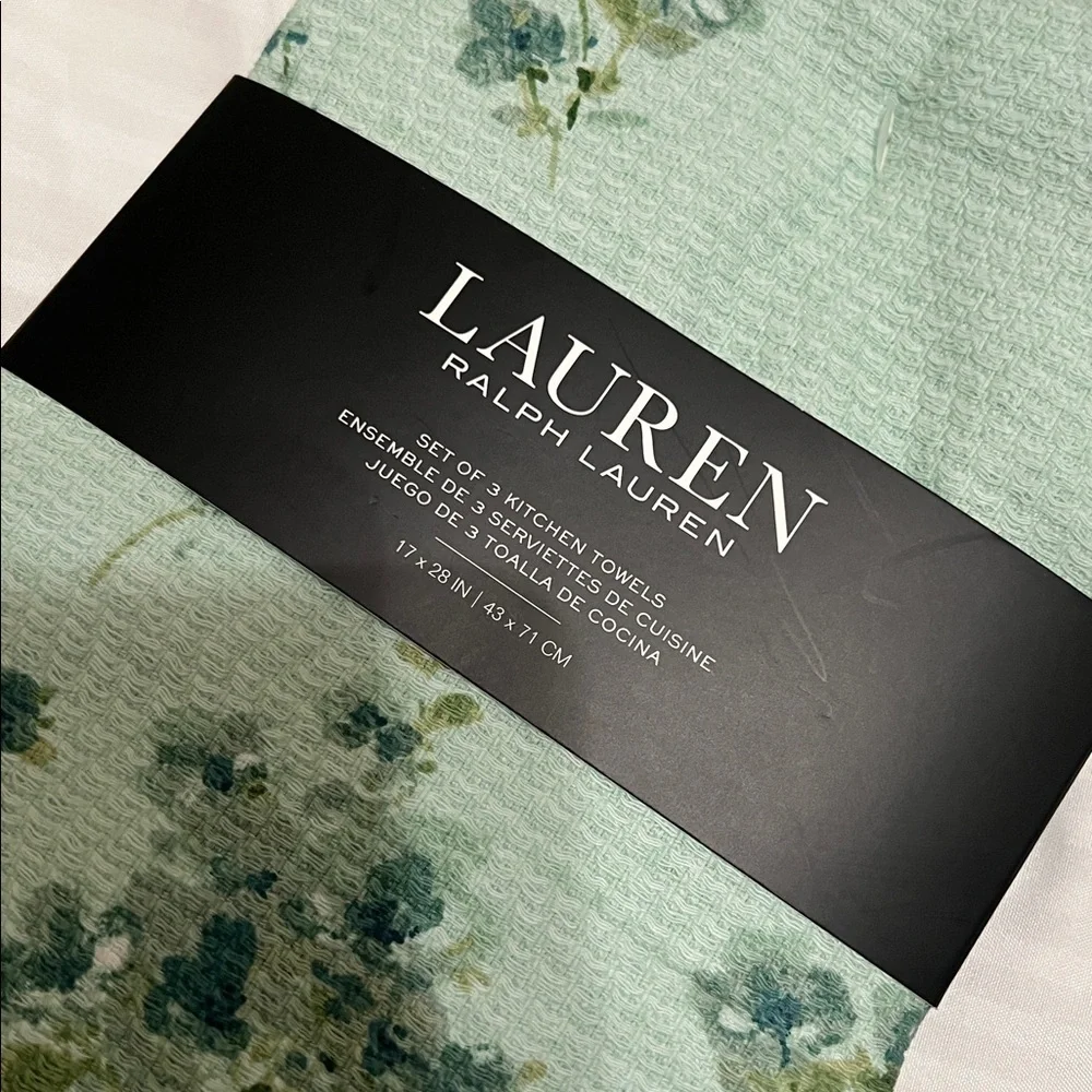 Lauren Ralph Lauren Kitchen Towels set of 3